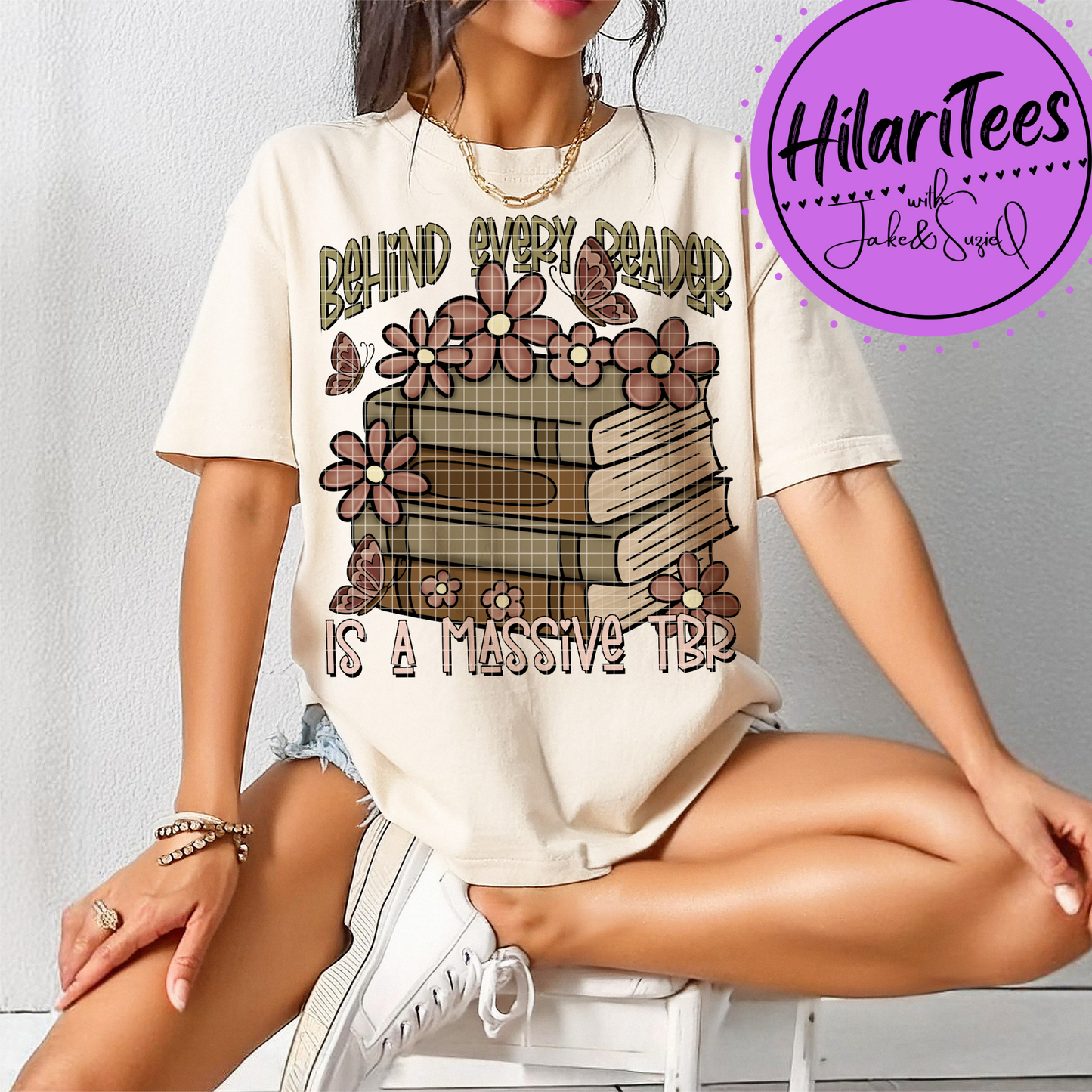 Behind Every Reader is a Massive TBR Tshirt