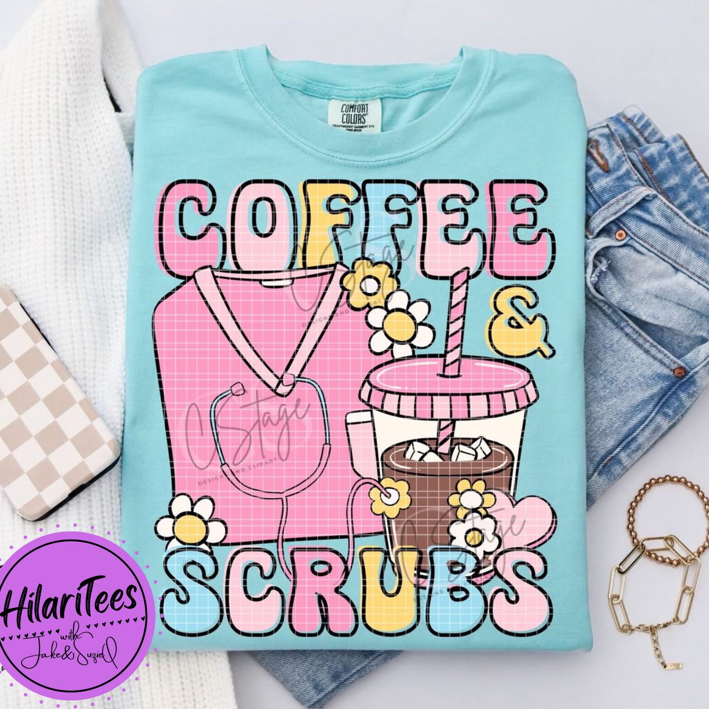 Coffee & Scrubs Tshirt