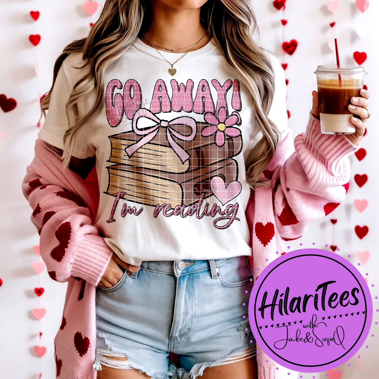 Go Away I’m Reading Tshirt