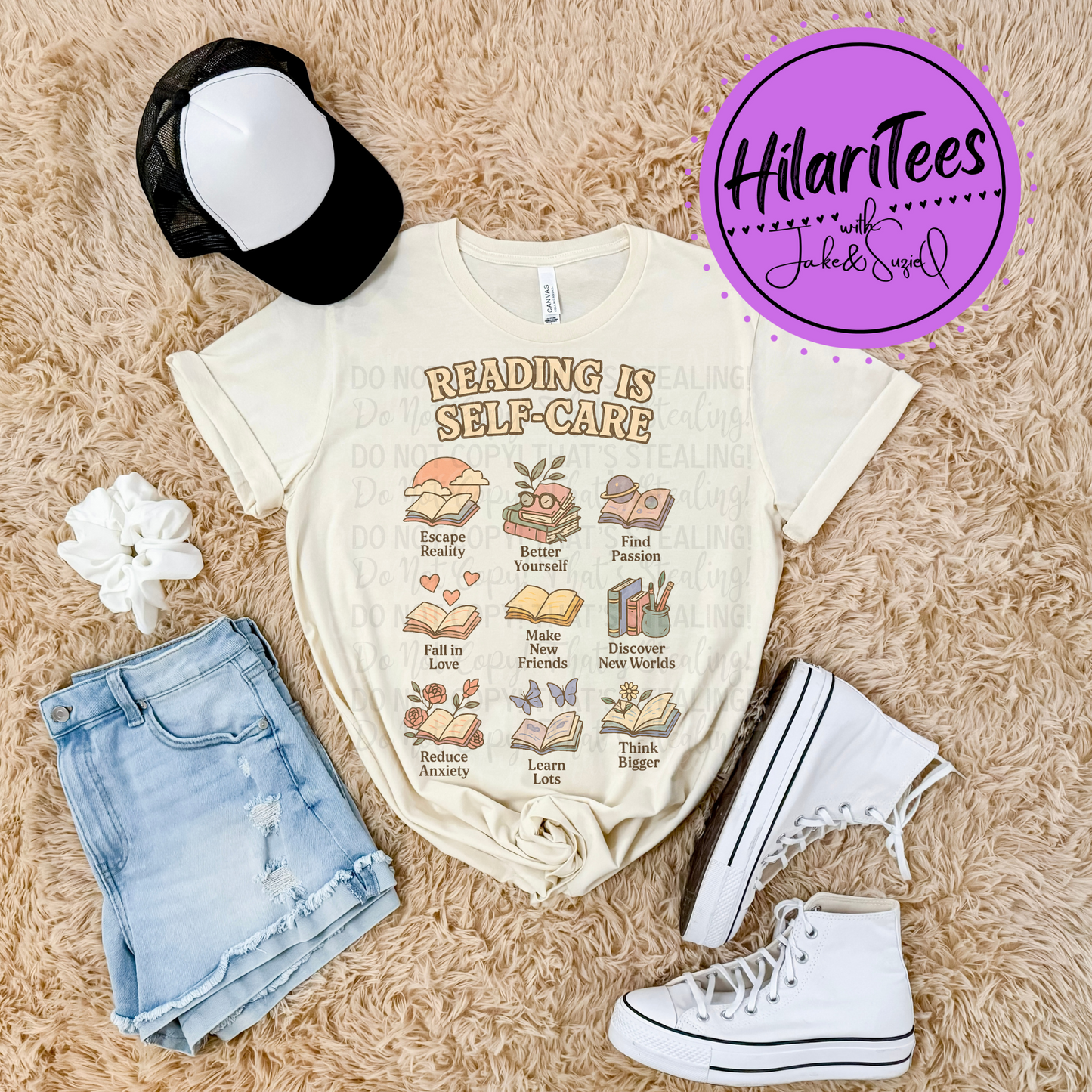Reading Is Self Care Tshirt